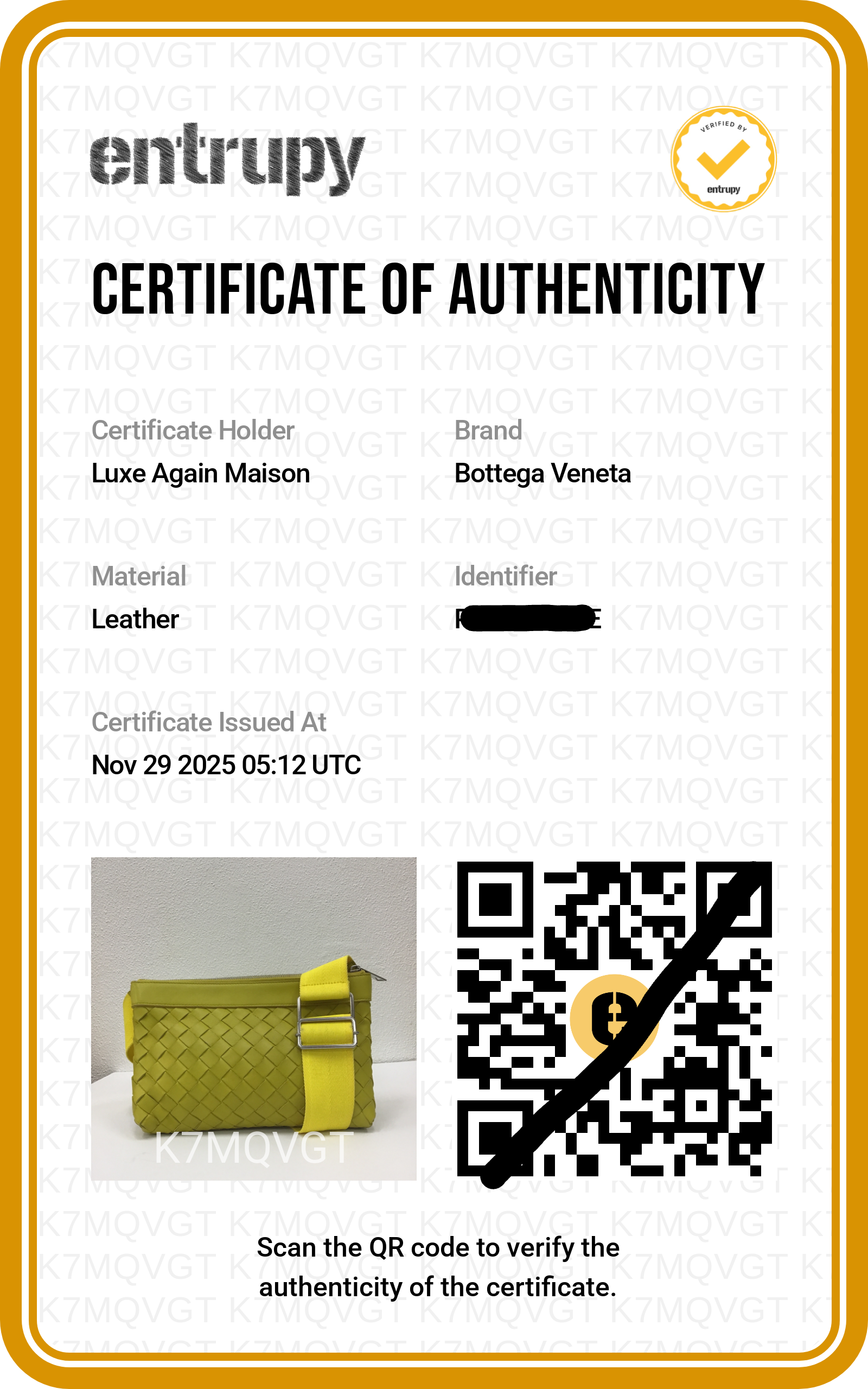 Preloved BOTTEGA VENETA Intrecciato Leather Duo Crossbody Bag Yellow | Luxe Again Maison