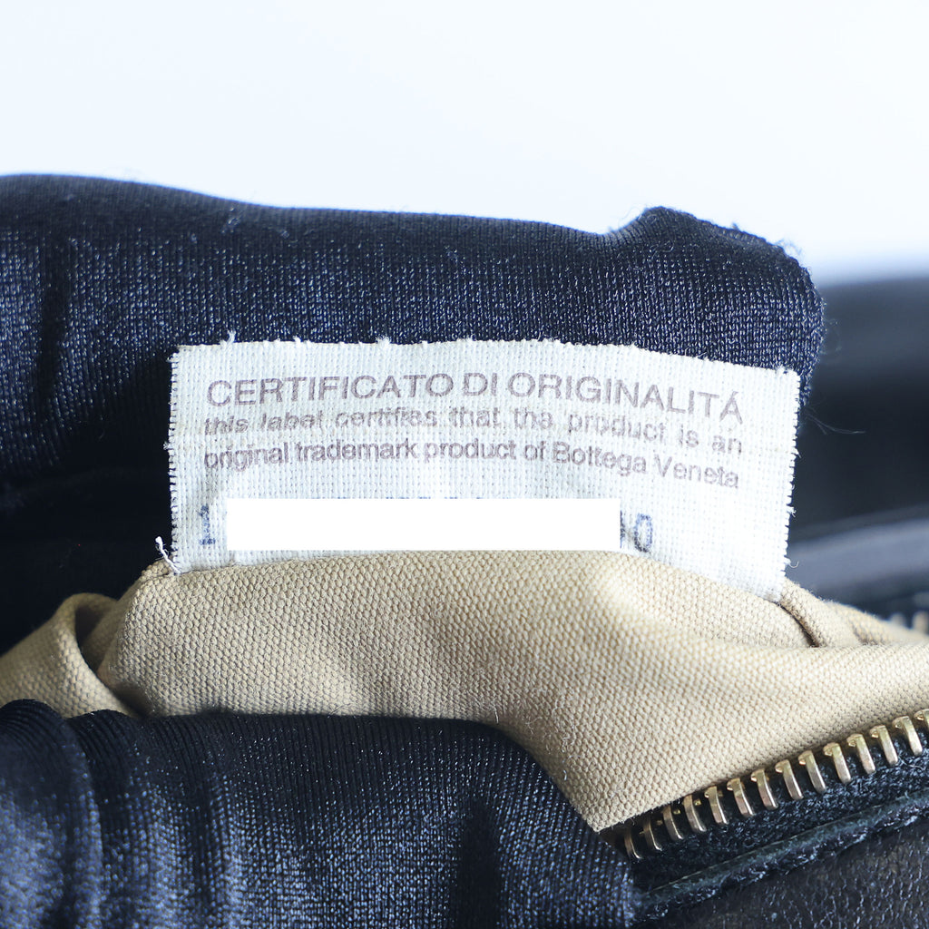 Preloved BOTTEGA VENETA Intrecciato Nappa Leather Hobo Bag Black | Luxe Again Maison
