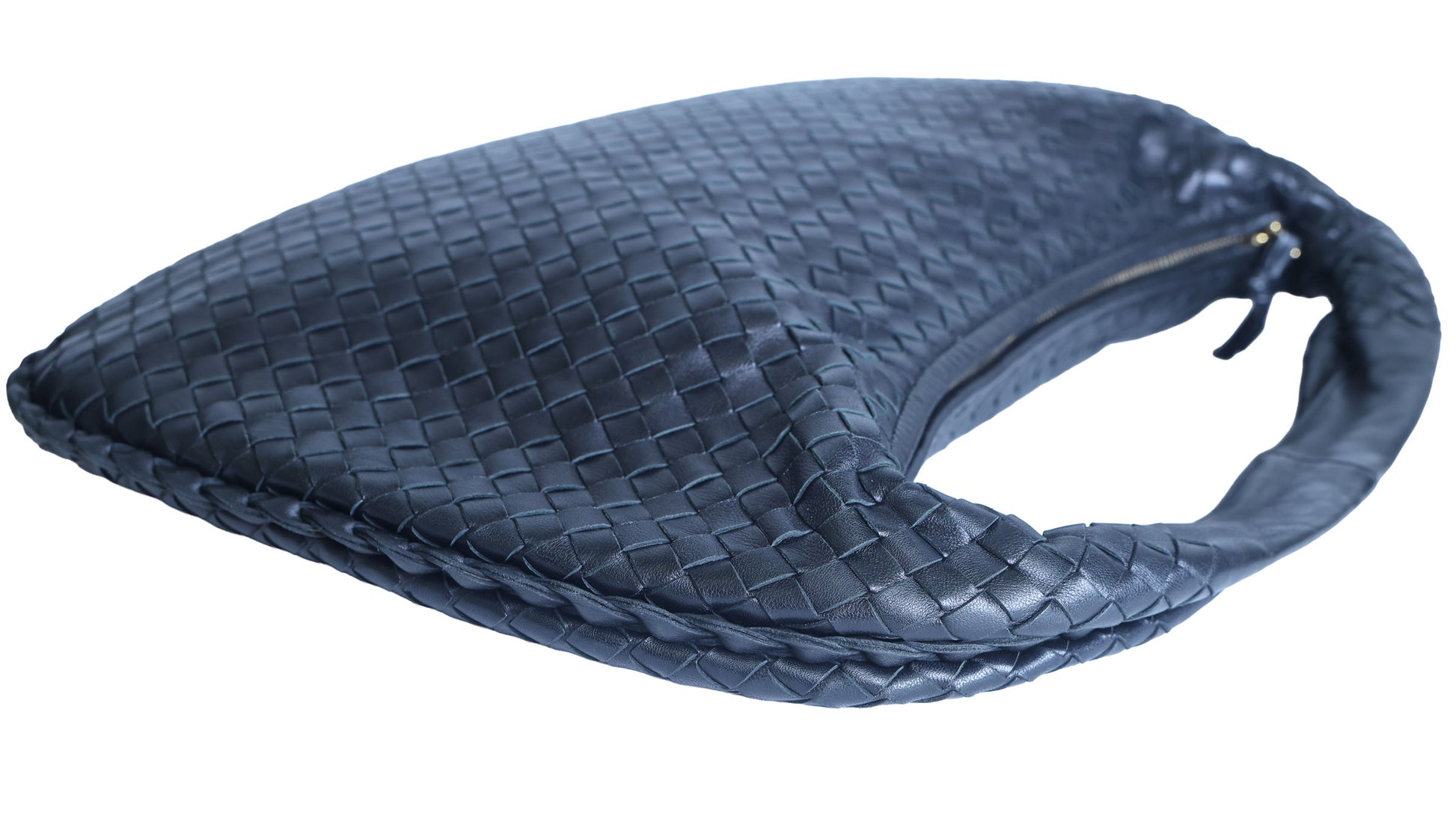 Preloved BOTTEGA VENETA Intrecciato Nappa Leather Hobo Bag Black | Luxe Again Maison