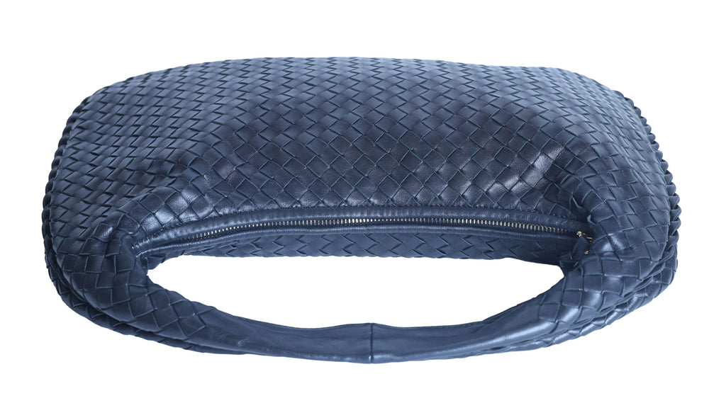 Preloved BOTTEGA VENETA Intrecciato Nappa Leather Hobo Bag Black | Luxe Again Maison