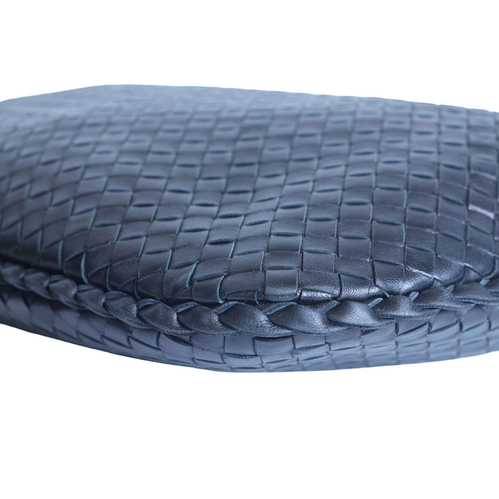 Preloved BOTTEGA VENETA Intrecciato Nappa Leather Hobo Bag Black | Luxe Again Maison