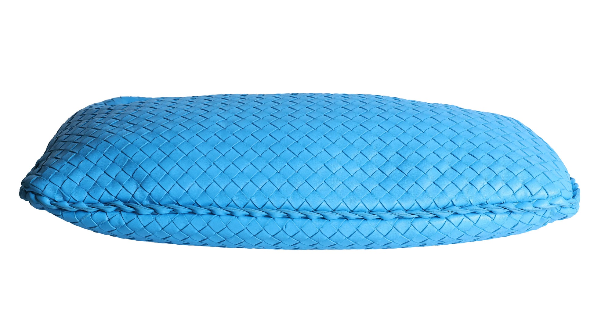 Preloved BOTTEGA VENETA Intrecciato Nappa Leather Hobo Bag Blue | Luxe Again Maison