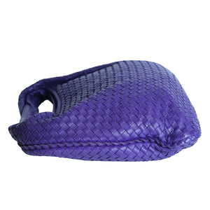 Preloved BOTTEGA VENETA Intrecciato Nappa Leather Hobo Shoulder Bag Purple | Luxe Again Maison