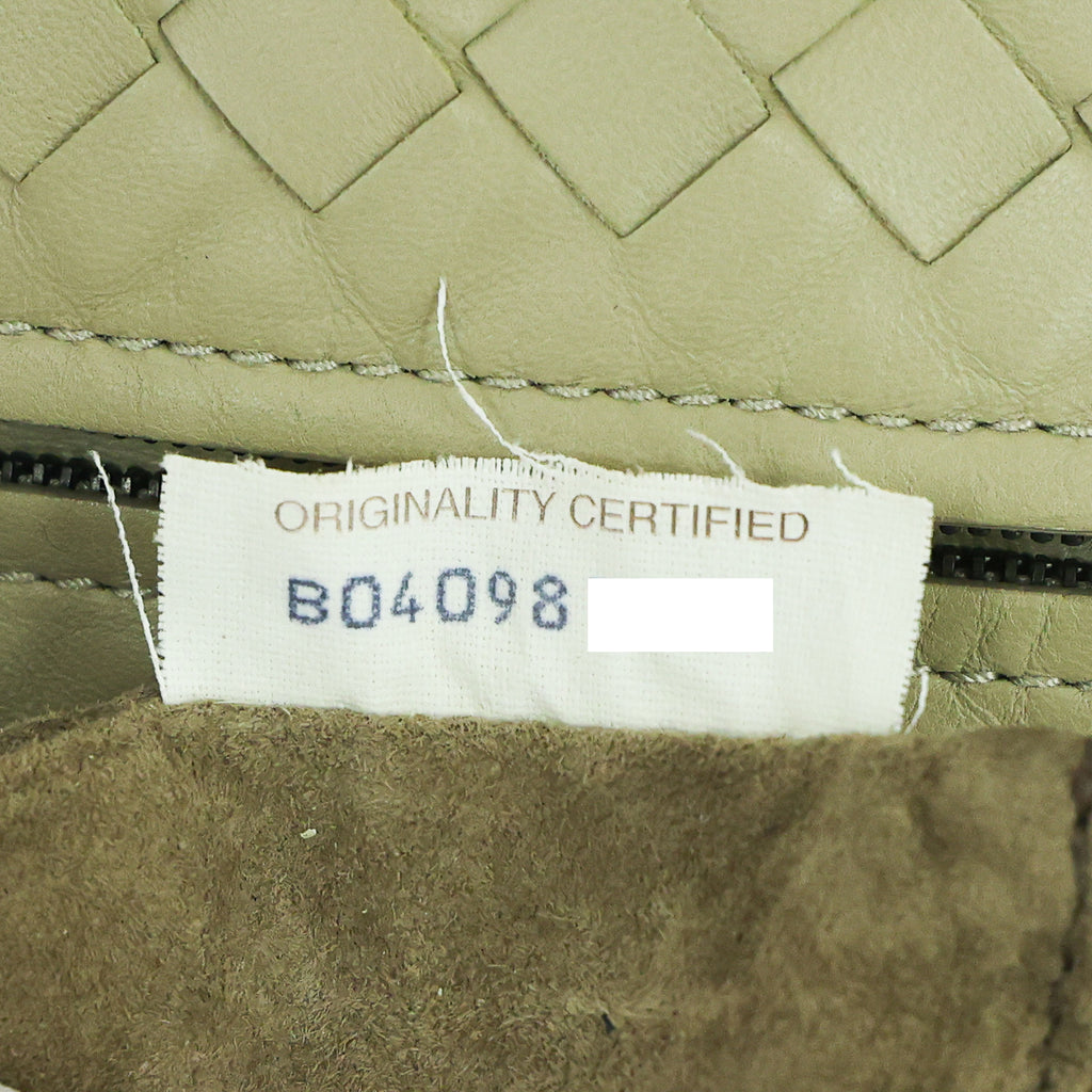 Preloved BOTTEGA VENETA Intrecciato Nappa Leather Small Chain Cross Body Bag Beige | Luxe Again Maison