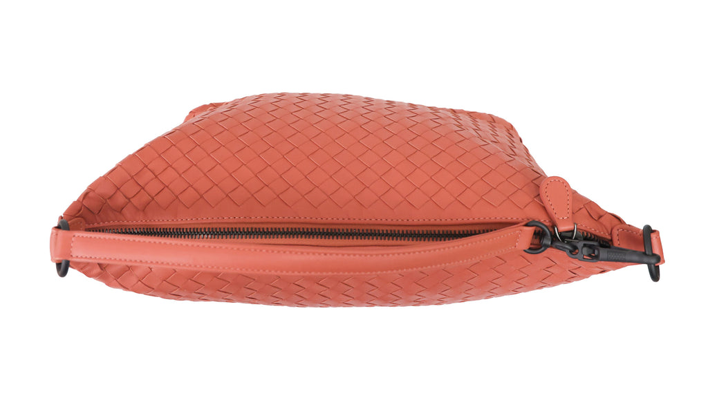 Preloved BOTTEGA VENETA Intrecciato Nappa Leather Small Shoulder Bag Pink | Luxe Again Maison