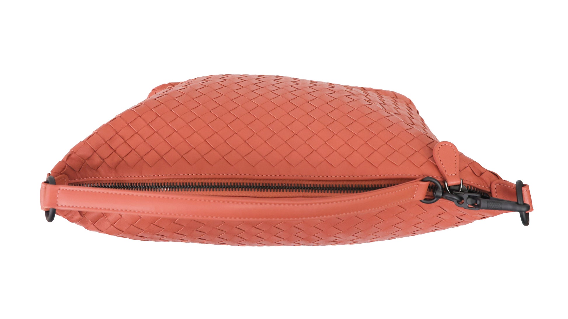 Preloved BOTTEGA VENETA Intrecciato Nappa Leather Small Shoulder Bag Pink | Luxe Again Maison
