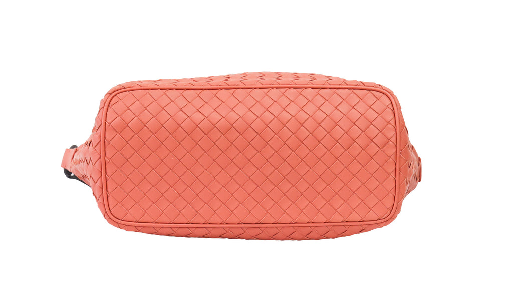 Preloved BOTTEGA VENETA Intrecciato Nappa Leather Small Shoulder Bag Pink | Luxe Again Maison
