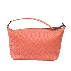 Preloved BOTTEGA VENETA Intrecciato Nappa Leather Small Shoulder Bag Pink | Luxe Again Maison