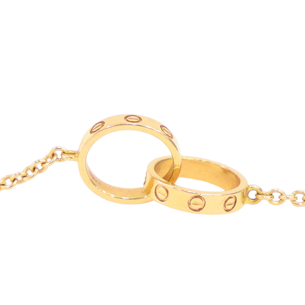 Preloved CARTIER Baby Love Bracelet 18K Rose Gold 3.7g Extra Chain Included | Luxe Again Maison