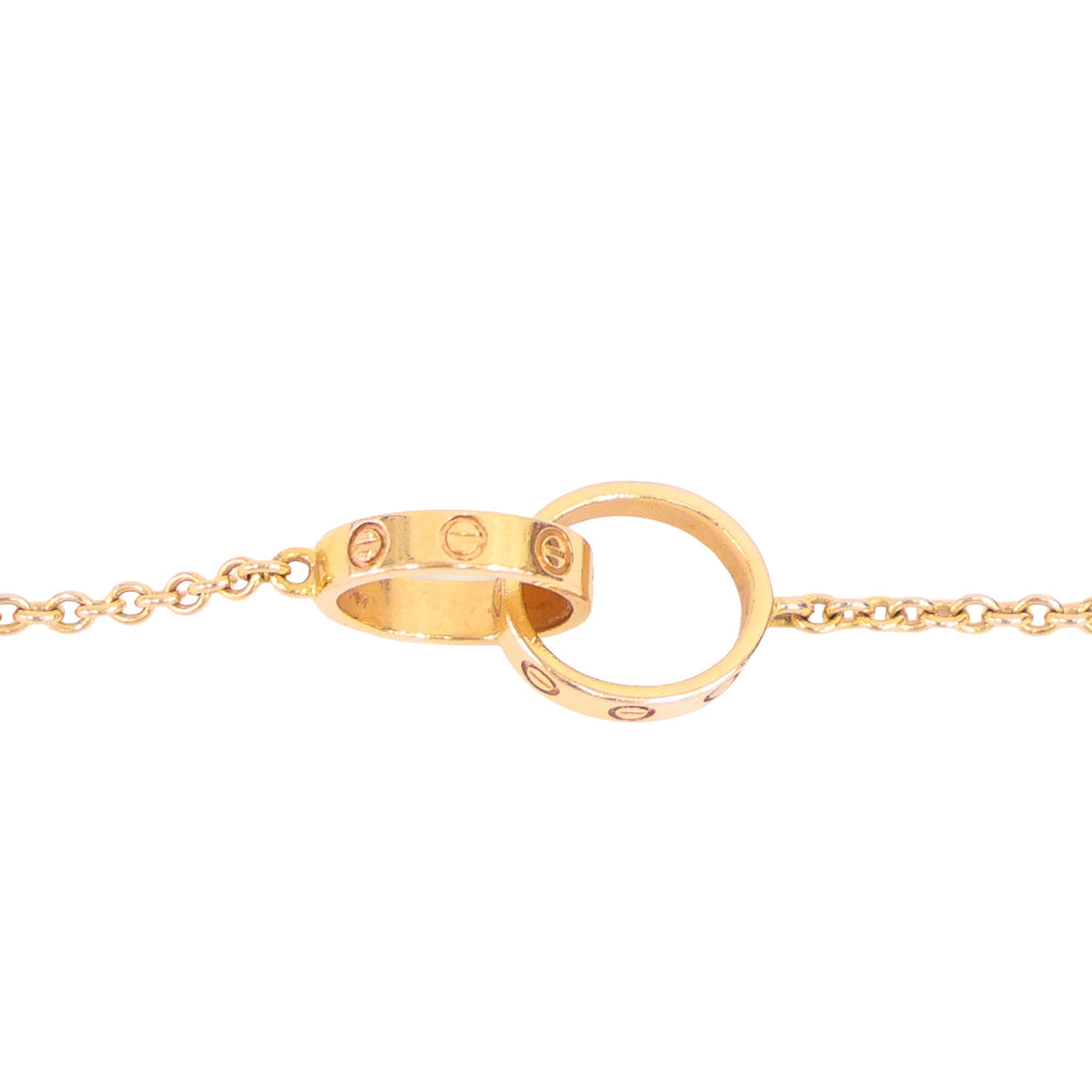Preloved CARTIER Baby Love Bracelet 18K Rose Gold 3.7g Extra Chain Included | Luxe Again Maison