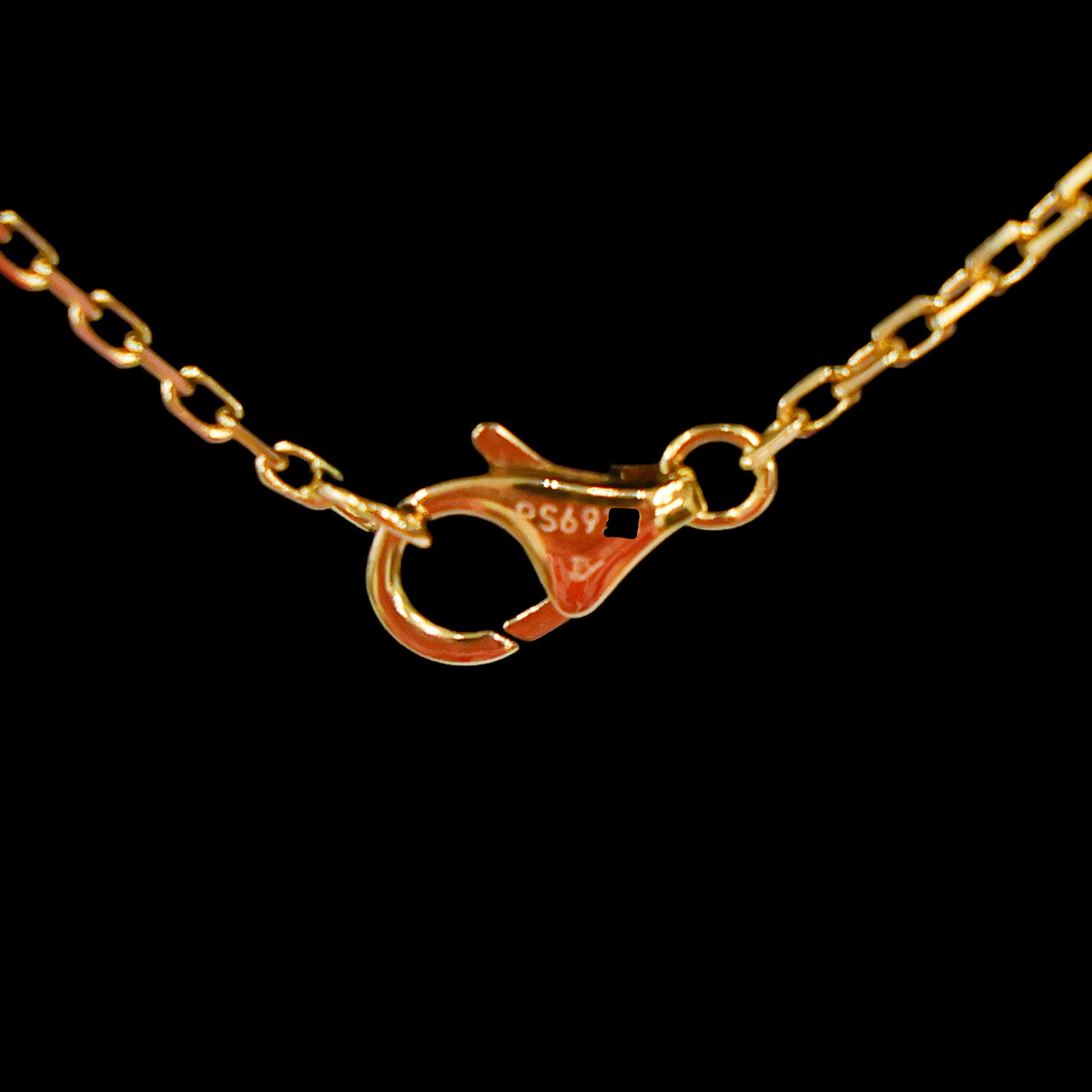 Preloved CARTIER C Heart 1P Diamond Necklace 18K Gold 4.0g | Luxe Again Maison