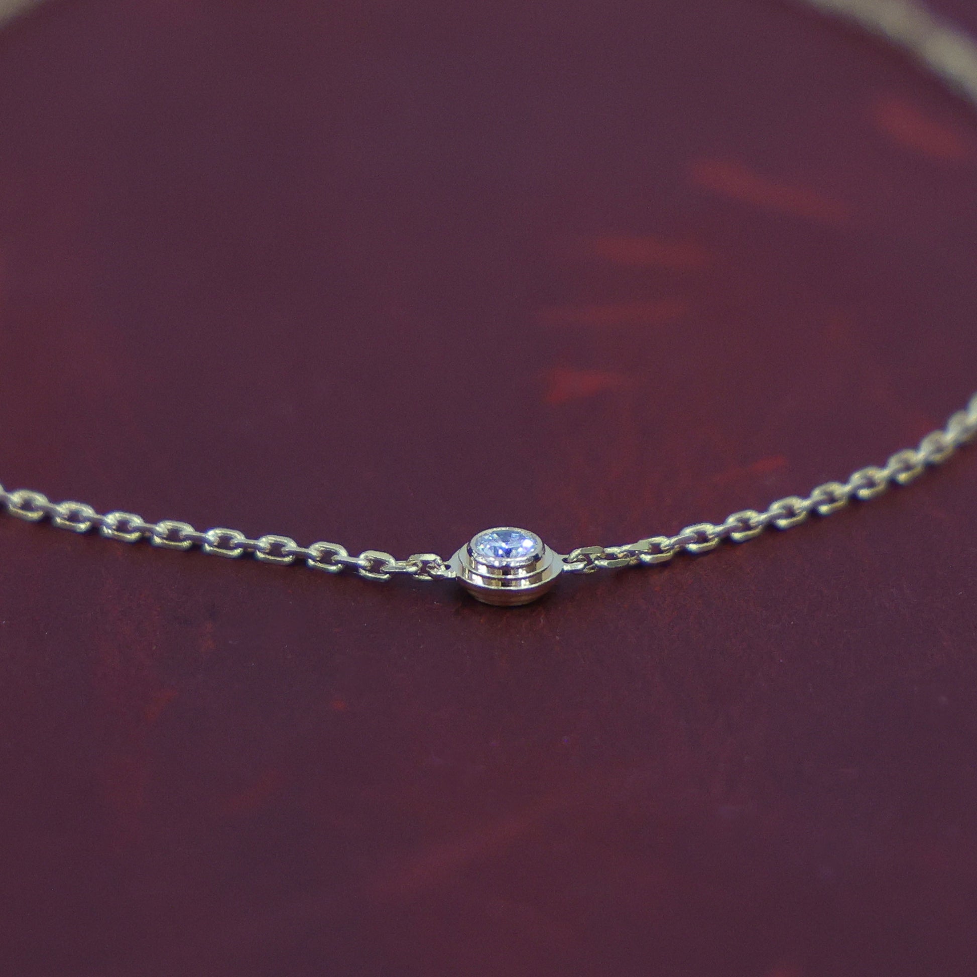 Preowned CARTIER D'amour XS Diamond Bracelet 18K Pink Gold 1.4g | Luxe Again Maison