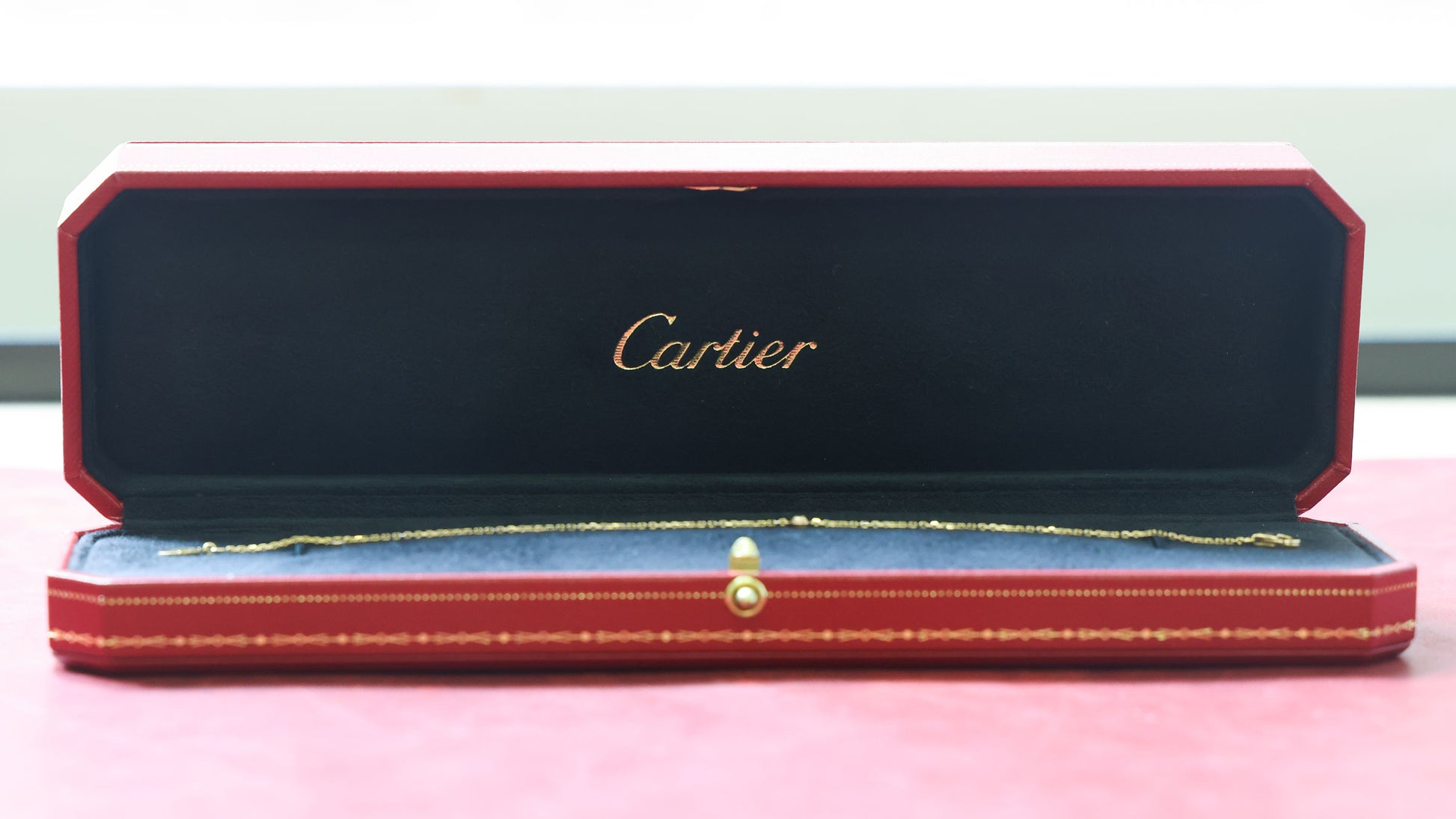 Preowned CARTIER D'amour XS Diamond Bracelet 18K Pink Gold 1.4g | Luxe Again Maison