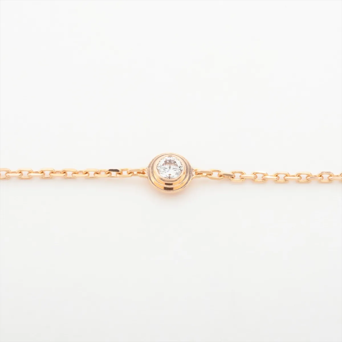 Preowned CARTIER D'amour XS Diamond Bracelet 18K Pink Gold 1.4g | Luxe Again Maison