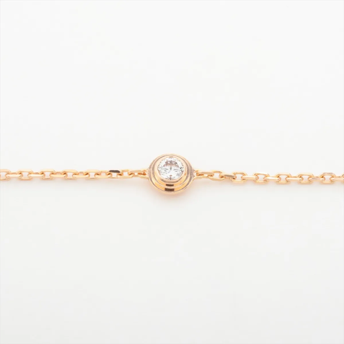 Preowned CARTIER D'amour XS Diamond Bracelet 18K Pink Gold 1.4g | Luxe Again Maison