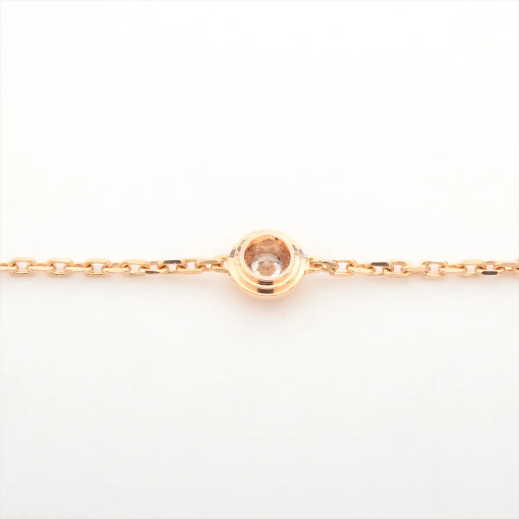 Preowned CARTIER D'amour XS Diamond Bracelet 18K Pink Gold 1.4g | Luxe Again Maison