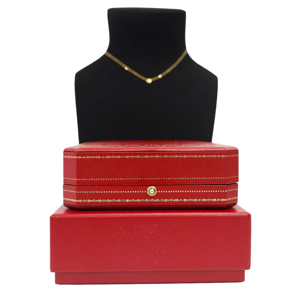 Preloved CARTIER D'amour XS Diamond Necklace 18K Gold 2.2g | Luxe Again Maison