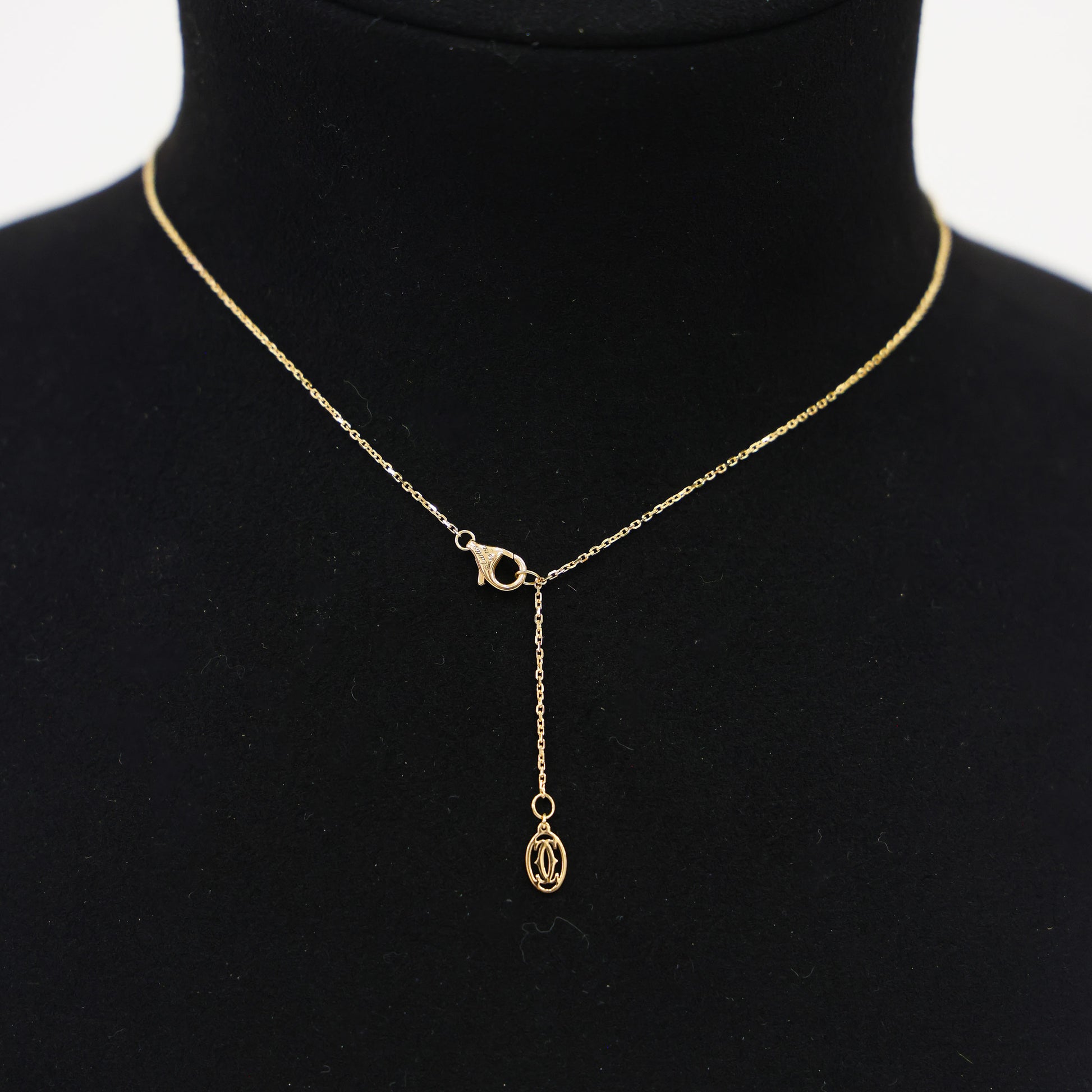 Preloved CARTIER D'amour XS Diamond Necklace 18K Gold 2.2g | Luxe Again Maison