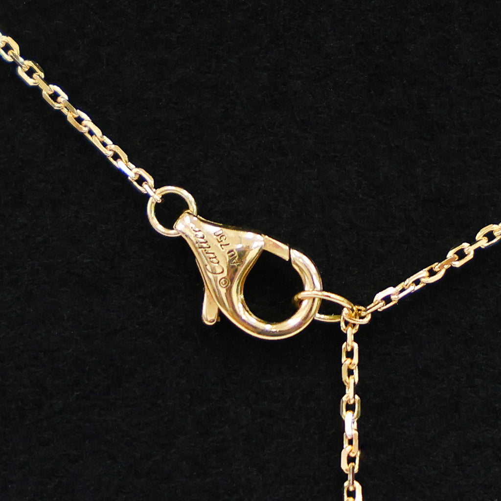 Preloved CARTIER D'amour XS Diamond Necklace 18K Gold 2.2g | Luxe Again Maison
