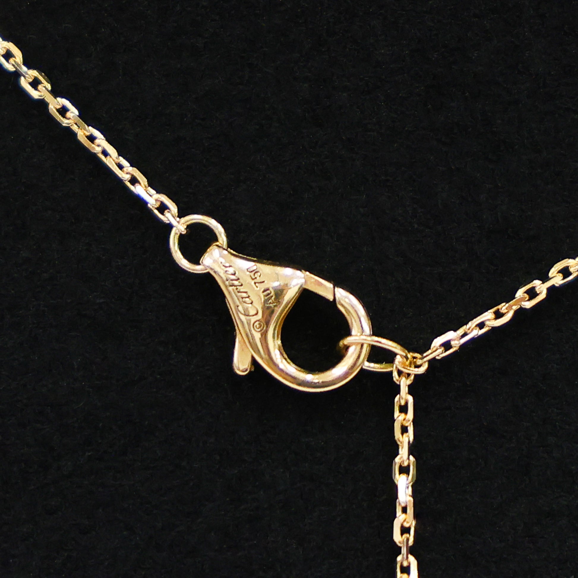 Preloved CARTIER D'amour XS Diamond Necklace 18K Gold 2.2g | Luxe Again Maison