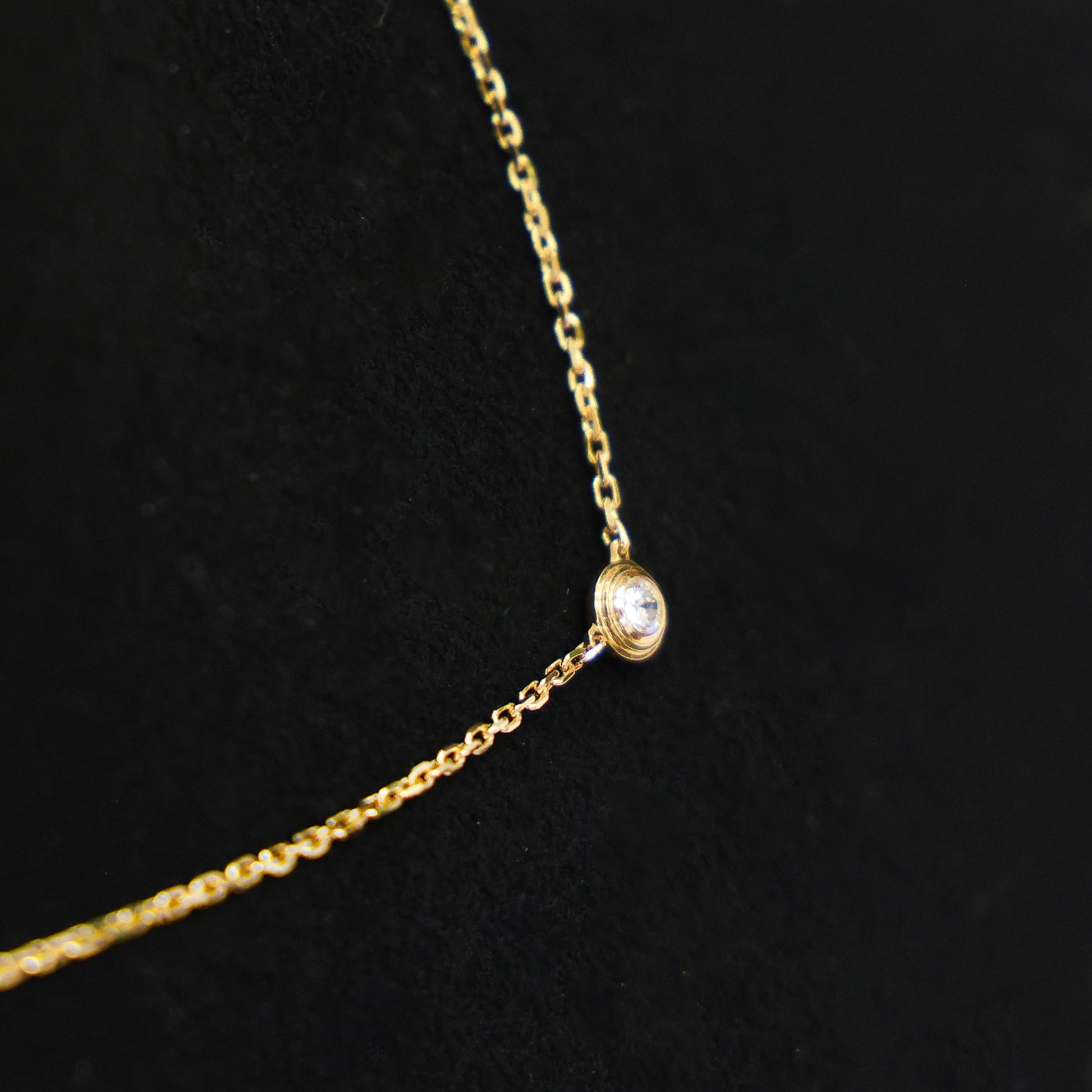 Preloved CARTIER D'amour XS Diamond Necklace 18K Gold 2.2g | Luxe Again Maison