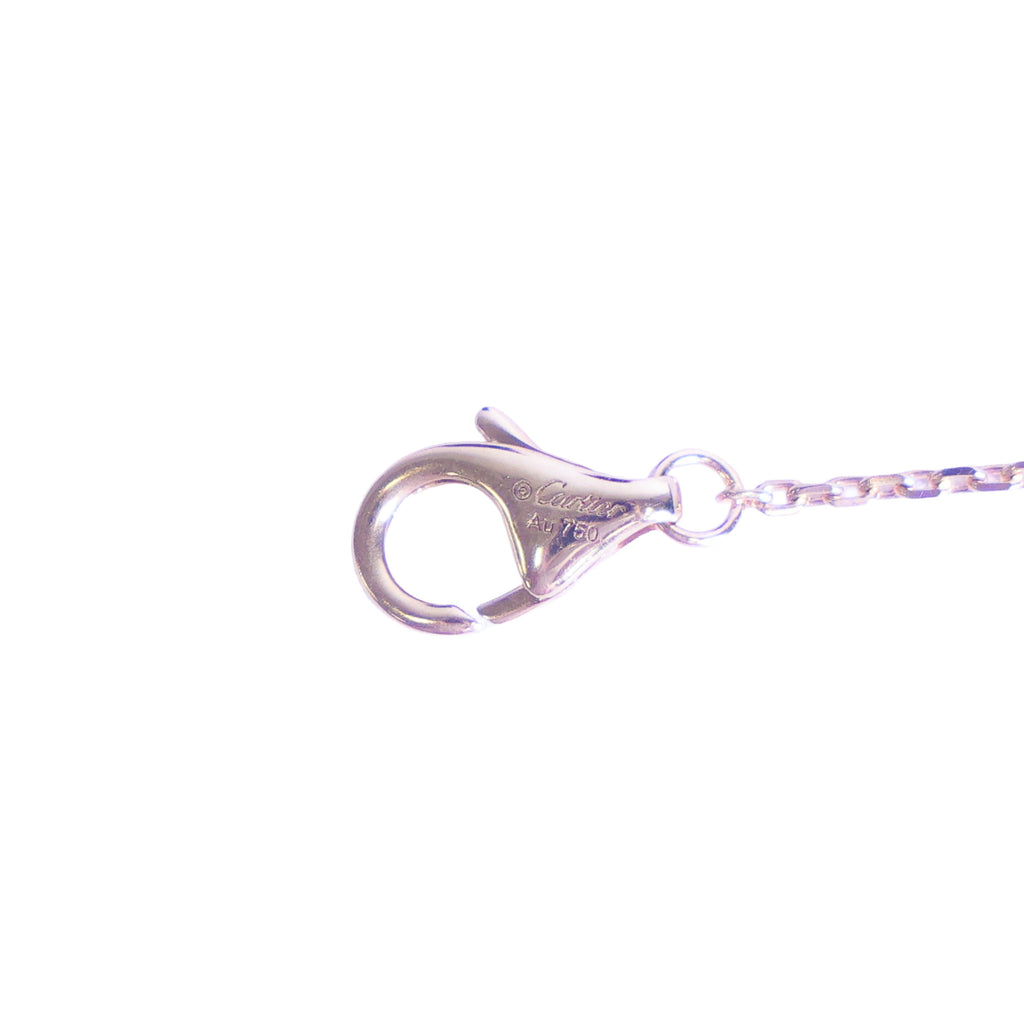 Preloved CARTIER D'amour XS Diamond Necklace 18K Gold SJLXXX 2.2g | Luxe Again Maison