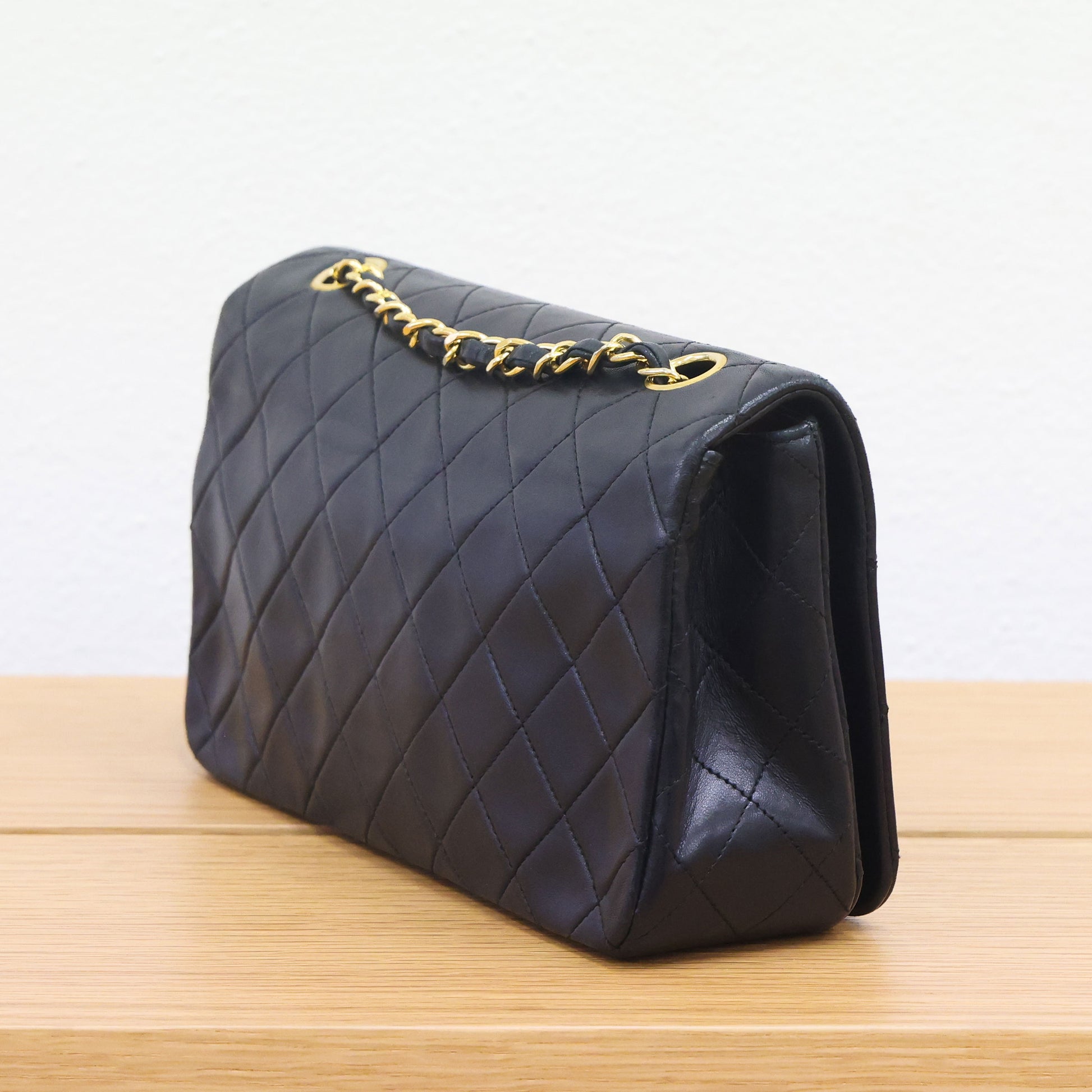 Preloved CHANEL Matelasse 23 Full Flap Lambskin G Black Bag | Luxe Again Maison