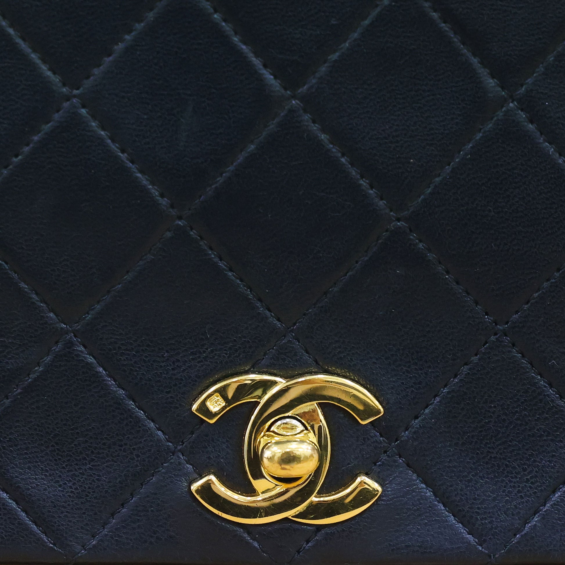 Preloved CHANEL Matelasse 23 Full Flap Lambskin G Black Bag | Luxe Again Maison