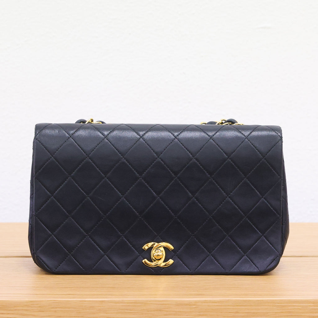 Preloved CHANEL Matelasse 23 Full Flap Lambskin G Black Bag | Luxe Again Maison