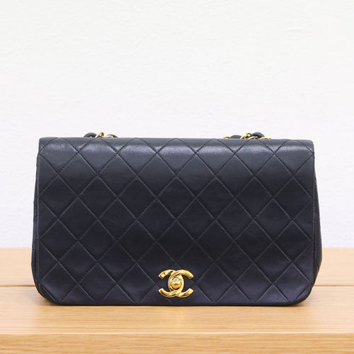 Preloved CHANEL Matelasse 23 Full Flap Lambskin G Black Bag | Luxe Again Maison
