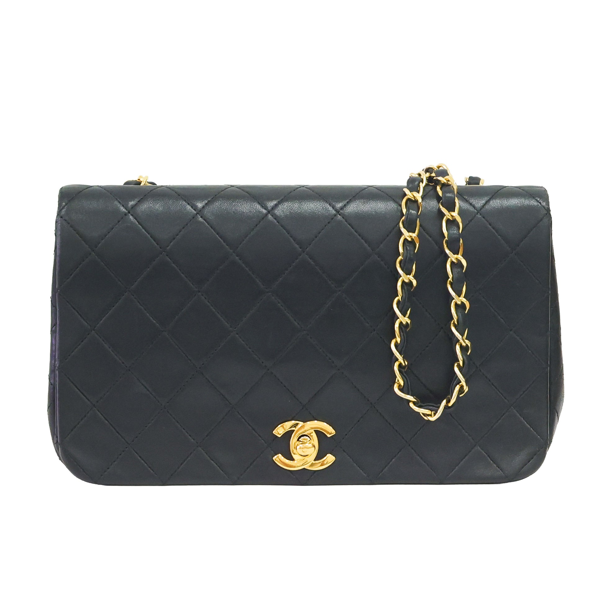 Preloved CHANEL Matelasse 23 Full Flap Lambskin G Black Bag | Luxe Again Maison