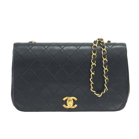 Preloved CHANEL Matelasse 23 Full Flap Lambskin G Black Bag | Luxe Again Maison