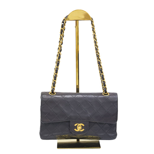 Preloved CHANEL Matelasse 23 Lambskin Double Flap Double Chain Black | Luxe Again Maison