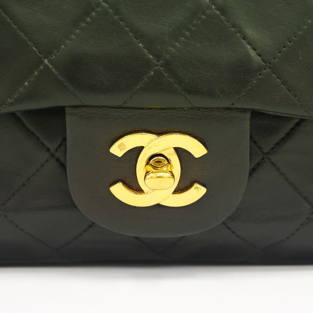 Preloved CHANEL Matelasse 23 Lambskin Double Flap Double Chain Black | Luxe Again Maison