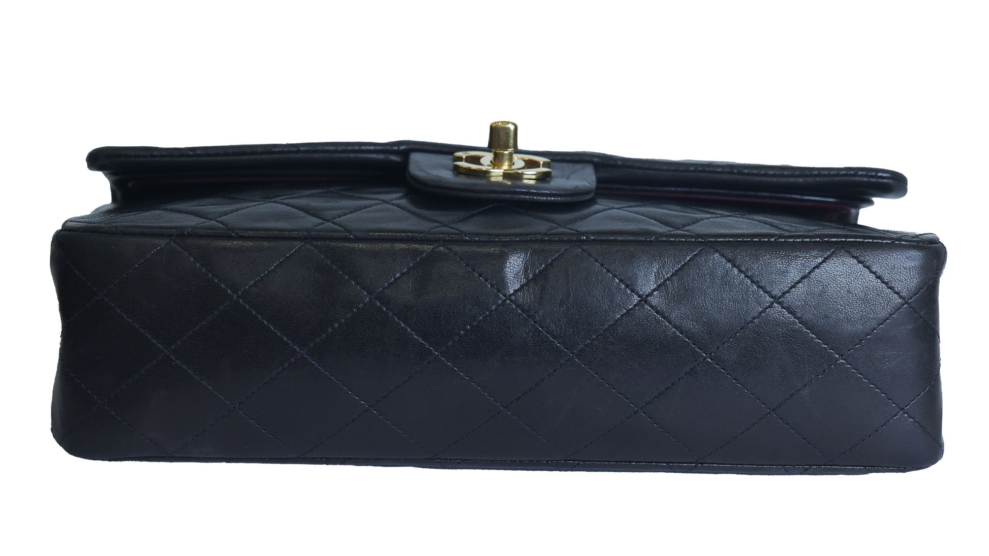 Preloved CHANEL Matelasse 25 Lambskin Double Flap Double Chain Black 3XXXXXX8 | Luxe Again Maison