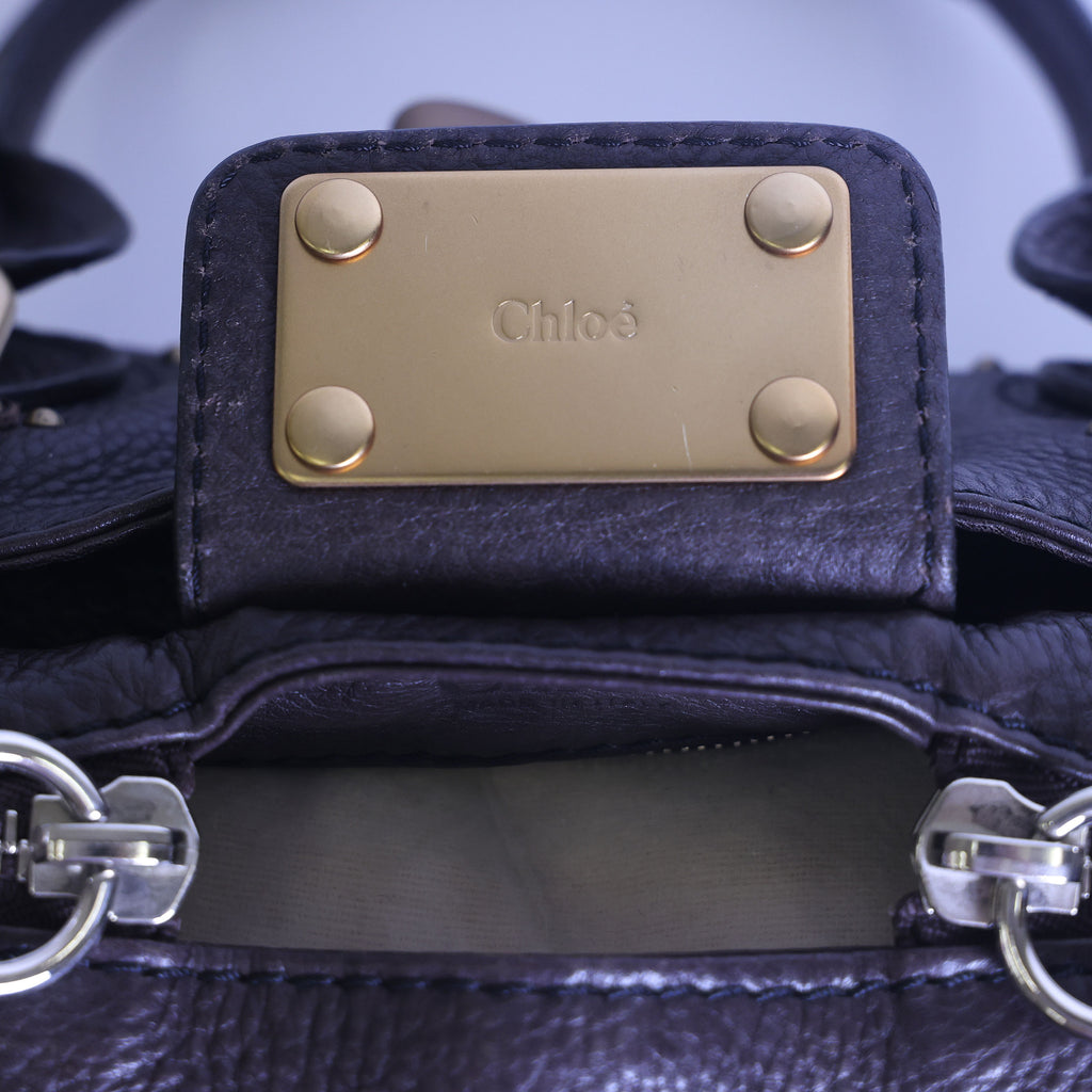 Preloved CHLOE Paddington Leather Hand Bag Brown | Luxe Again Mason