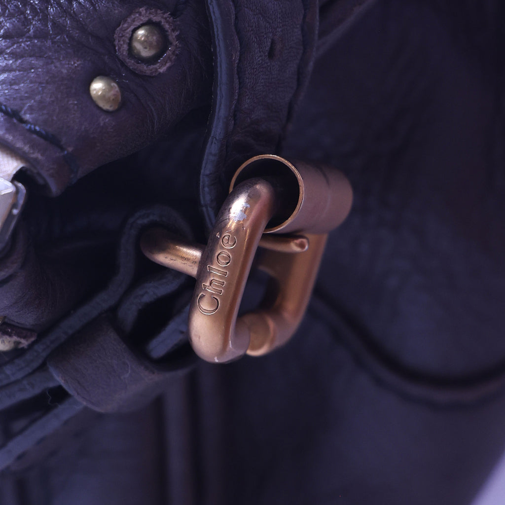 Preloved CHLOE Paddington Leather Hand Bag Brown | Luxe Again Mason