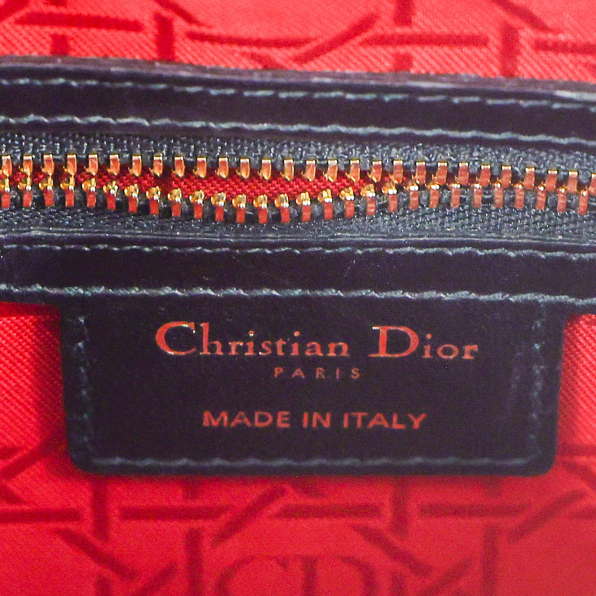 Preloved CHRISTIAN DIOR Lady Dior Cannage Leather Gold Hardware Black Large | Luxe Again Maison
