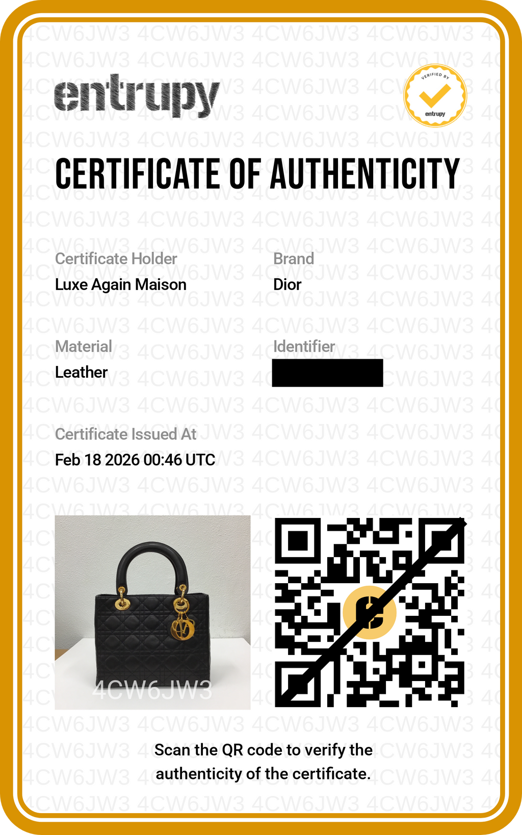 Preowned CHRISTIAN DIOR Lady Dior Cannage Leather Gold Hardware Black Medium | Luxe Again Maison