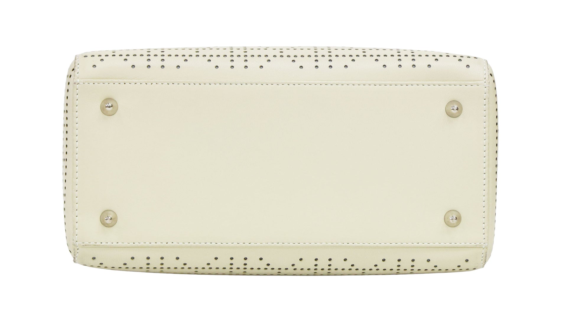 Preloved CHRISTIAN DIOR Lady Dior Cannage Leather Medium Beige | Luxe Again Maison