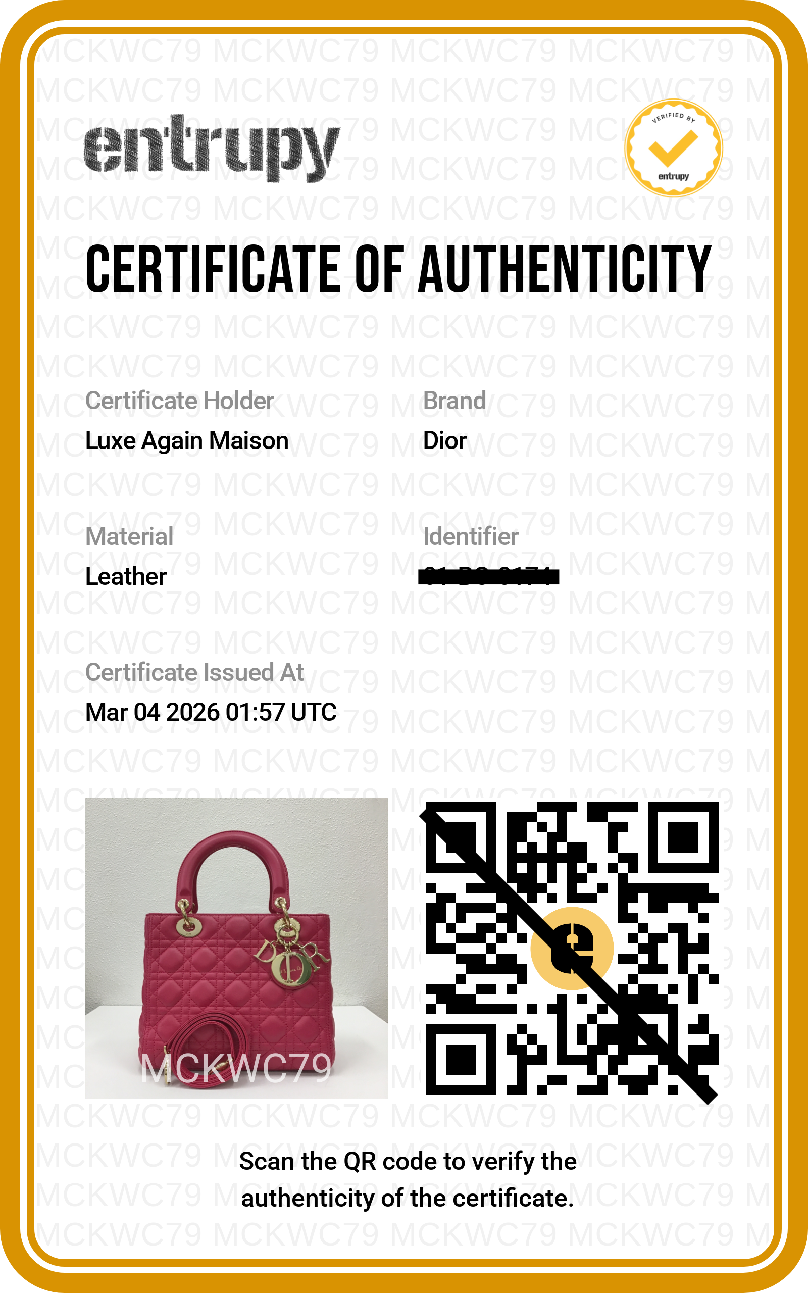 Preowned CHRISTIAN DIOR Lady Dior Cannage Leather Medium Pink | Luxe Again Maison