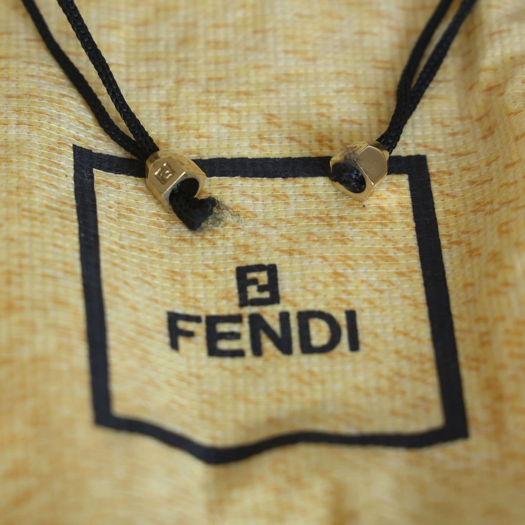 Preloved FENDI Zucca Canvas Leather Crossbody Gold Tone Handbag Brown | Luxe Again Maison