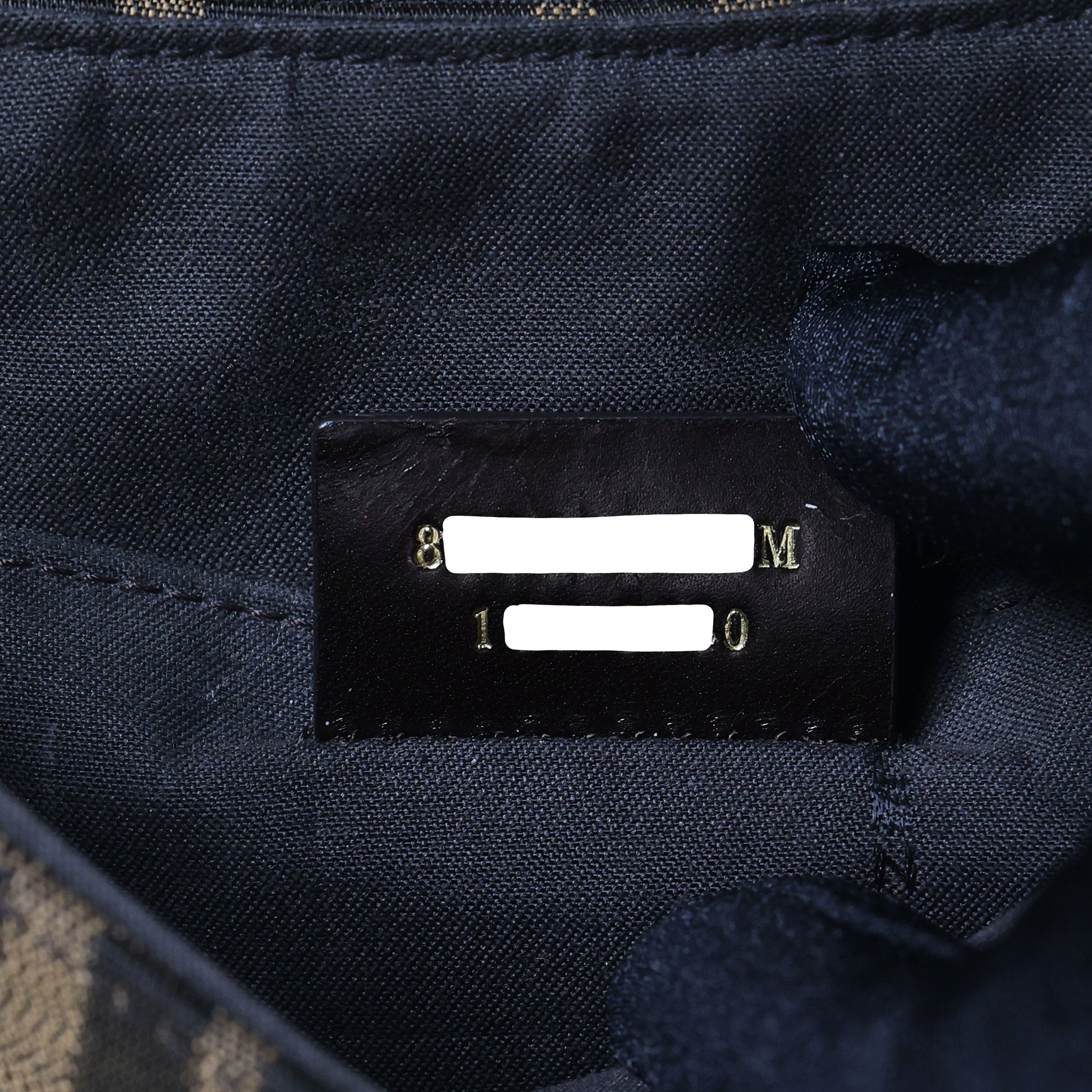 Preloved FENDI Zucca Canvas x Leather Shoulder Bag Brown 8BTXXX | Luxe Again Maison