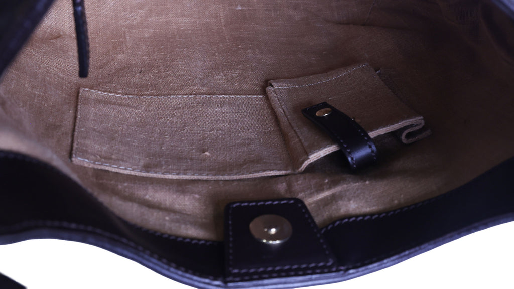 Preloved FENDI Zucca Canvas x Leather Trim One Shoulder Bag Brown | Luxe Again Maison