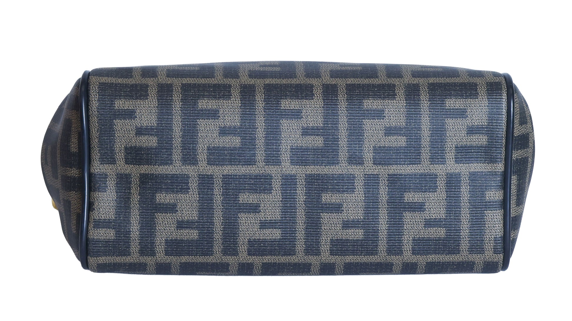 Preloved FENDI Zucca PVC Leather 2 Way Handbag Brown | Luxe Again Maison