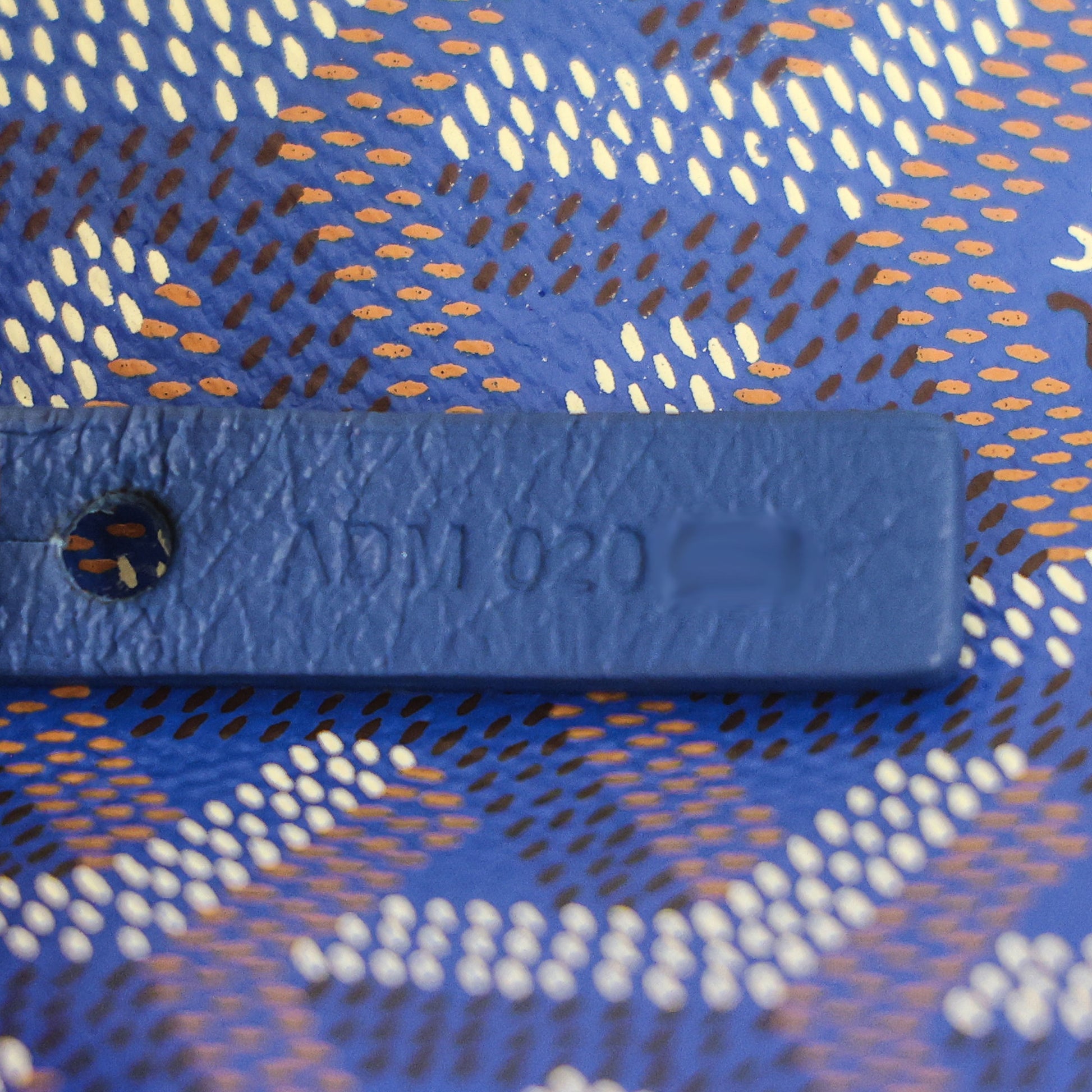 Preloved GOYARD St Louis PM Tote Blue Bag | Luxe Again Maison