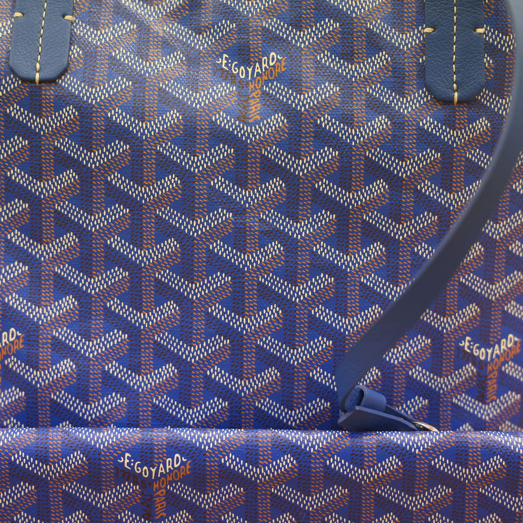 Preloved GOYARD St Louis PM Tote Blue Bag | Luxe Again Maison