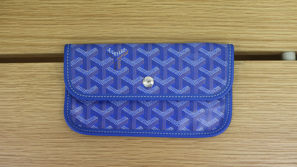 Preloved GOYARD St Louis PM Tote Blue Bag | Luxe Again Maison