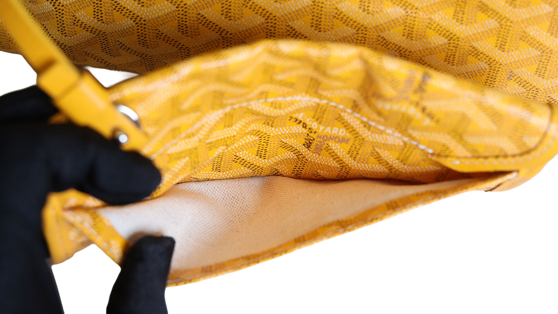 Preloved GOYARD St Louis PM Tote Yellow Bag | Luxe Again Mason