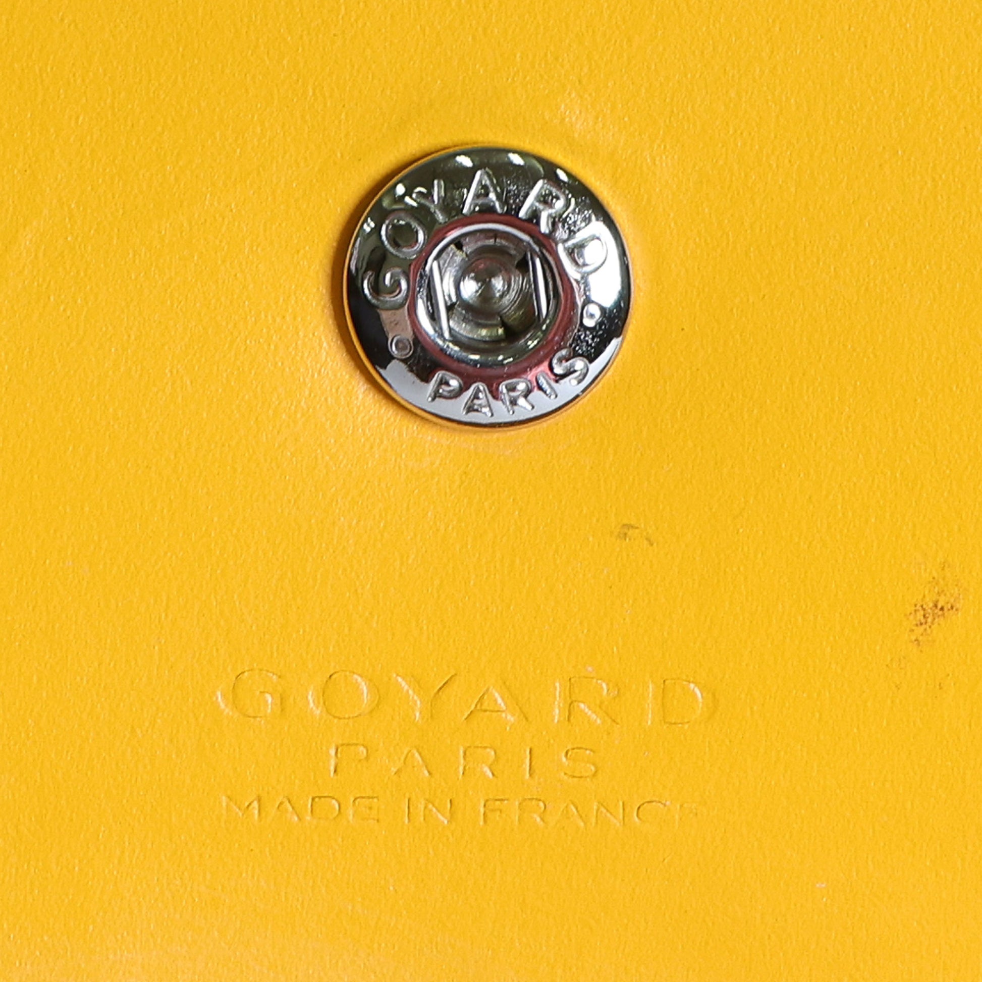 Preloved GOYARD St Louis PM Tote Yellow Bag | Luxe Again Mason